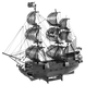 Металлический 3D конструктор "Корабль "Черная Жемчужина" ICX016B фото 1