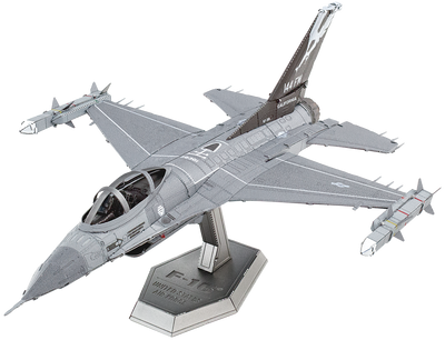 Металлический 3D конструктор "Истребитель F-16 Fighting Falcon United States Air Force" ME1046 фото