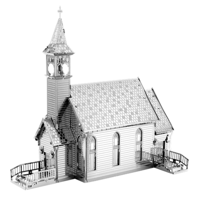 Металевий 3D конструктор "Стара церква" MMS156 фото