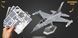 Металлический 3D конструктор "Истребитель F-16 Fighting Falcon United States Air Force" ME1046 фото 10