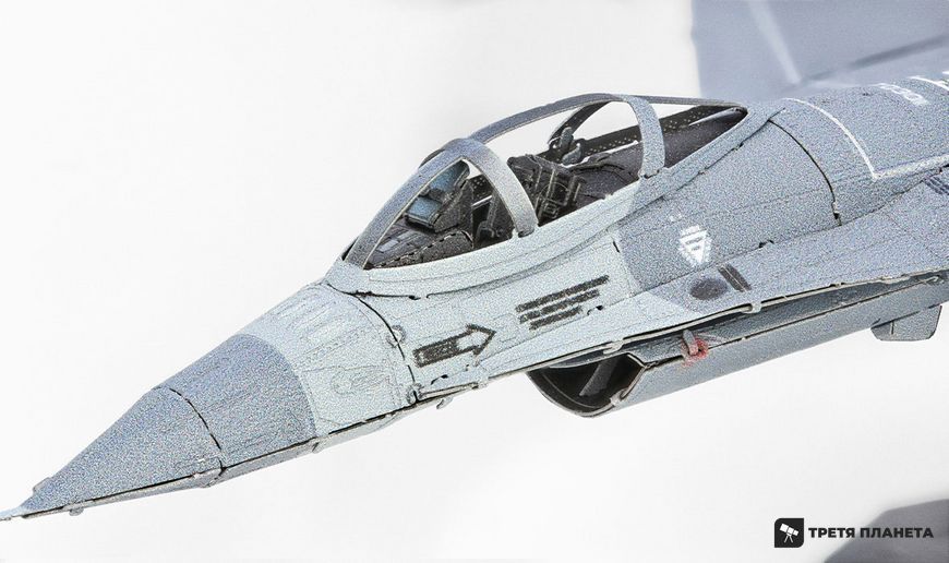 Металлический 3D конструктор "Истребитель F-16 Fighting Falcon United States Air Force" ME1046 фото