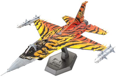 Металлический 3D конструктор "Истребитель F-16 Fighting Falcon Belgian Air Force" ME1046B фото
