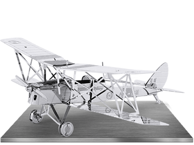 Металлический 3D конструктор "Биплан Tiger Moth" MMS066 фото