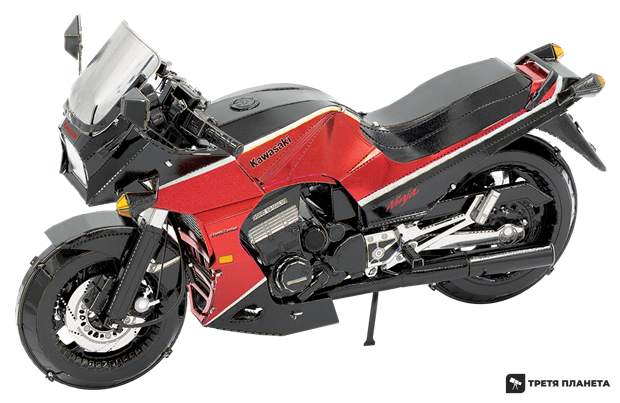 Металлический 3D конструктор "Мотоцикл Kawasaki GPz900R" ICX145 фото