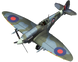 Металлический 3D конструктор "Британский истребитель Supermarine Spitfire" ME1005 фото 1