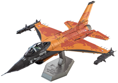 Металлический 3D конструктор "Истребитель F-16 Fighting Falcon Royal Netherlands Air Force" ME1046N фото