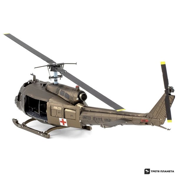 Металлический 3D конструктор "Американский вертолёт UH-1" ME1003 фото