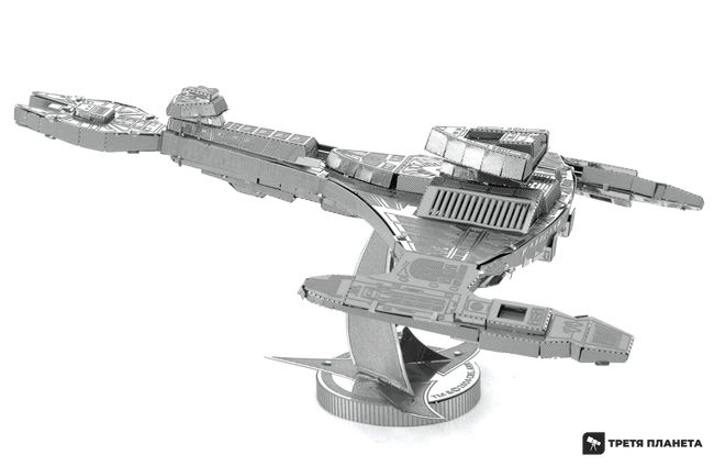 Металлический 3D конструктор "Космический корабль Star Trek Klingon Vor'cha" MMS283 фото