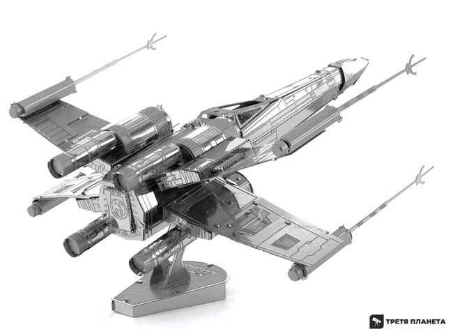 Металевий 3D конструктор "Star Wars X-wing Star Fighter" MMS257 фото
