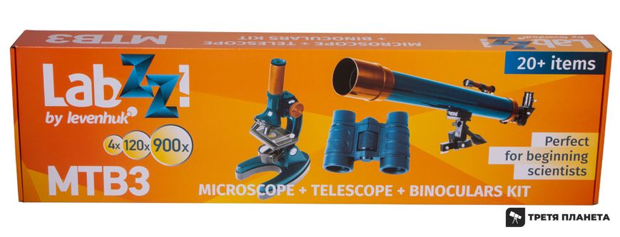 Набір Levenhuk LabZZ MTВ3: мікроскоп, телескоп та бінокль 69698 фото