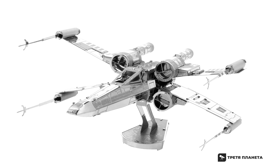 Металевий 3D конструктор "Star Wars X-wing Star Fighter" MMS257 фото