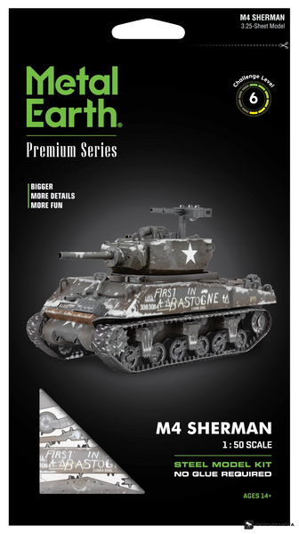 Металлический 3D конструктор "Танк M4 Sherman" PS2024 фото