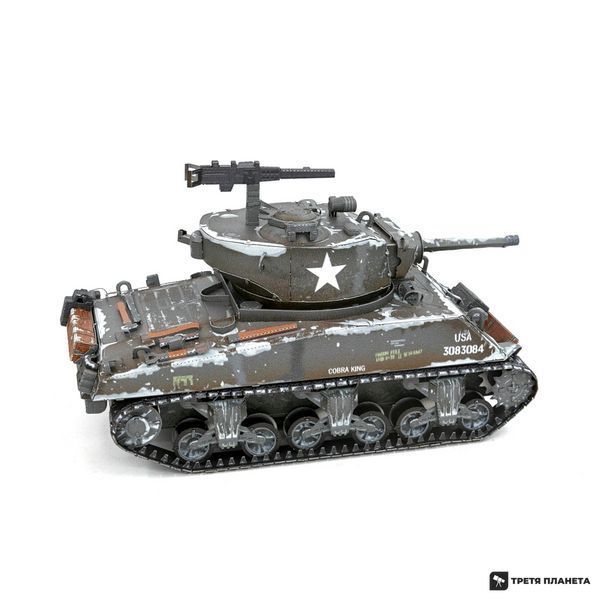 Металлический 3D конструктор "Танк M4 Sherman" PS2024 фото