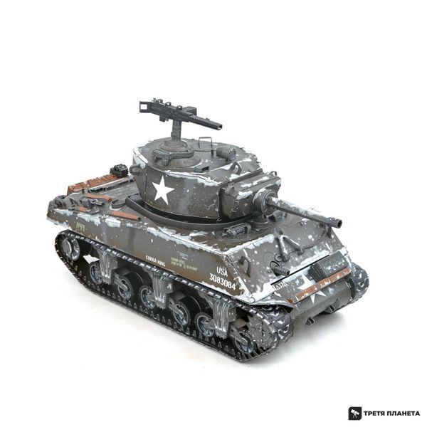 Металлический 3D конструктор "Танк M4 Sherman" PS2024 фото