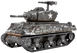 Металлический 3D конструктор "Танк M4 Sherman" PS2024 фото 1