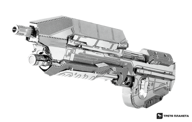 Металлический 3D конструктор "Штурмовая винтовка Halo Assault Rifle" MMS294 фото