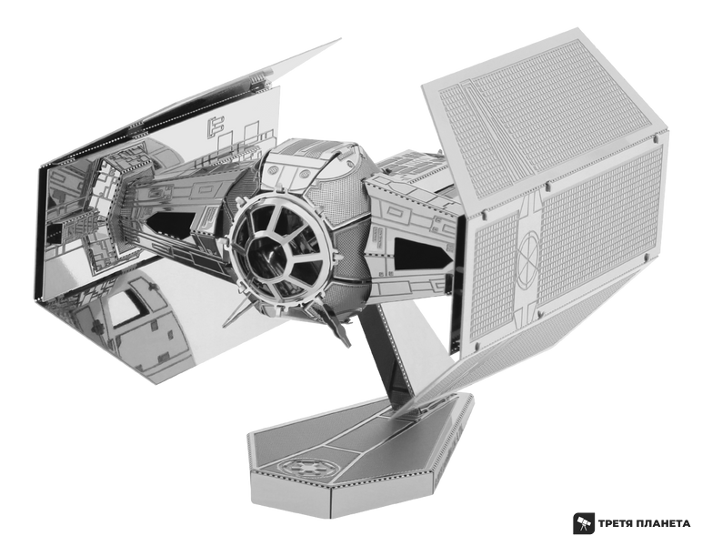 Металлический 3D конструктор "Star Wars Darth Vader`s TIE Fighter" MMS253 фото